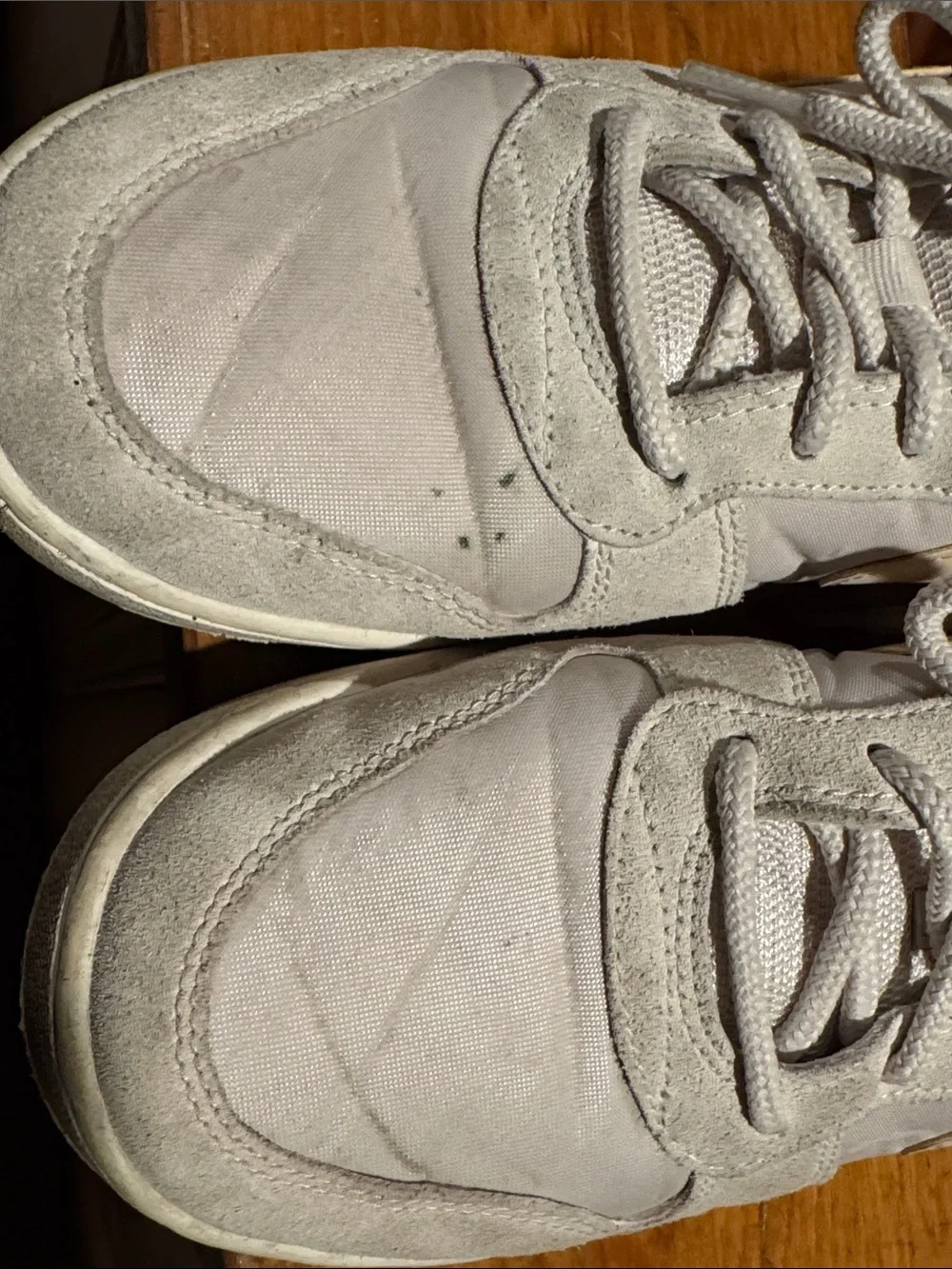 Nike Beige and Tan Low-Top Sneakers
